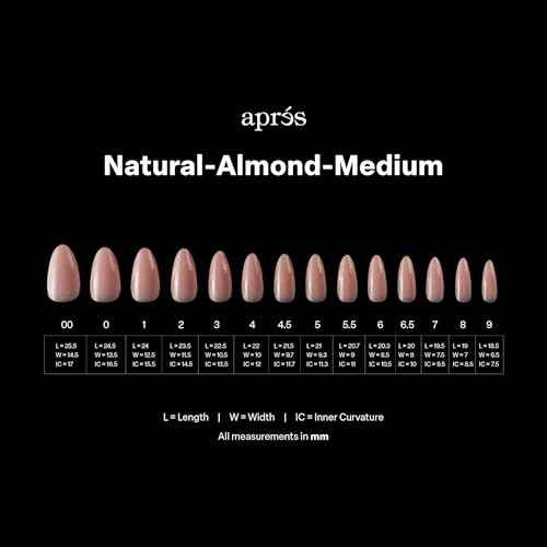 APR?S x Kuromi¢â Gel-X Neutral French Natural Almond Medium Box of Nail Tips (280pcs, 14 Sizes)