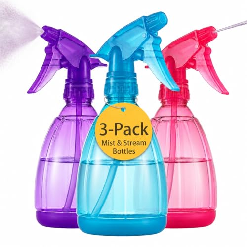 DilaBee 12oz Spray Bottles (3-Pack) - Multicolor