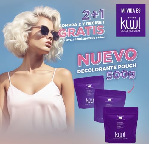 Kuul Bleach Powder 17.63 oz Change Me Bleach 500 g