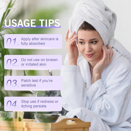 Forehead Wrinkle Patches ? Anti Wrinkle Silicone Pads for Fine Line Remover, Reusable Face, Neck & Chest Decollete Patches for Women, Overnight Anti Aging Wrinkles Patches for Sensitive Skin, 6 Pack