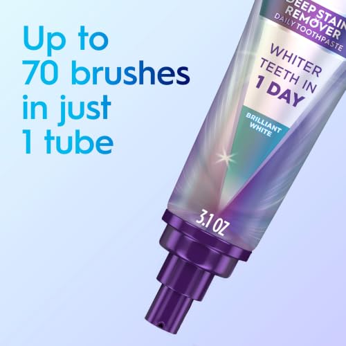 Crest 3D White Deep Stain Remover Fluoride Toothpaste - 3.1 oz, 2 Pack