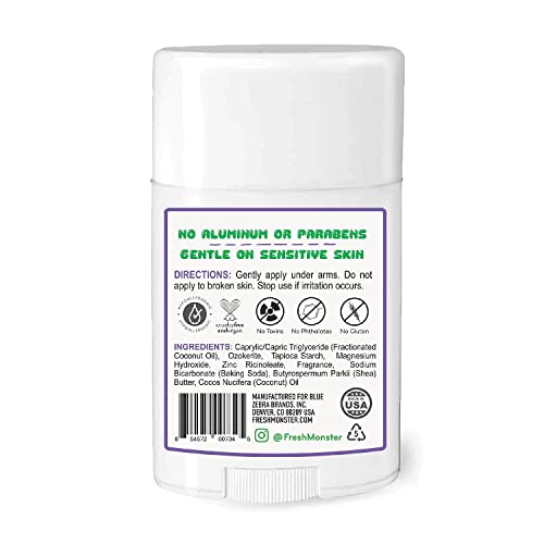 Fresh Monster Kids Natural Deodorant Stick, Gummy Burst, 1.76oz