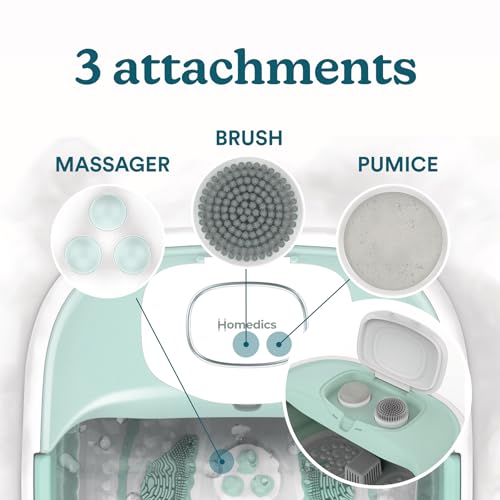 HoMedics Smart Space Elite Footbath with Heat Boost & Bubble Massage