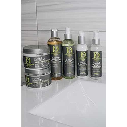 Design Essentials Almond & Avocado Wash Day Deep Moisture Masque, Deep Conditioning Hair Mask with Almond, Avocado & Shea, For Curly & Coily Hair, 12 oz