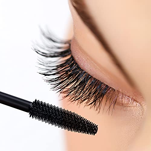 Intense Volume Mascara, Suitable for Sensitive Eyes, Clump-Free, Flake-Free, Smudge-Proof, Black