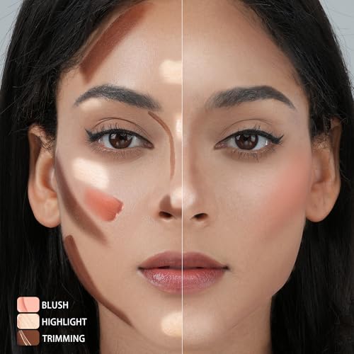 Anglicolor Contour Stick With Cushion Applicator, Liquid Wand, Cream Smooth, Bronzer Stick Lightweight for Face, Vegan & Cruelty-Free (02#Fair/Medium, 12ML)