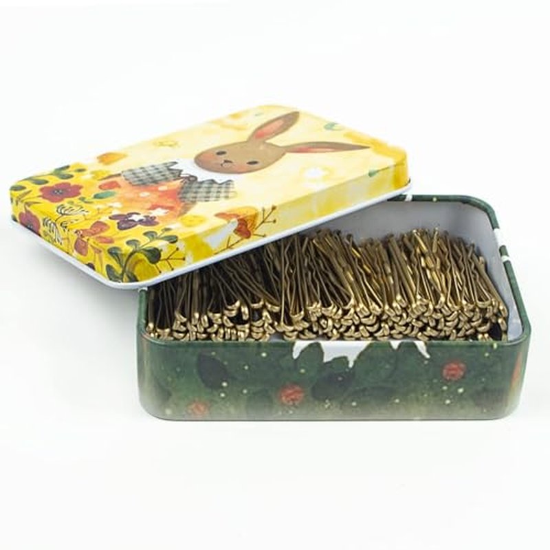 200 Mini Bobby Pins for All Hair Types - Durable Gold Hair Pins