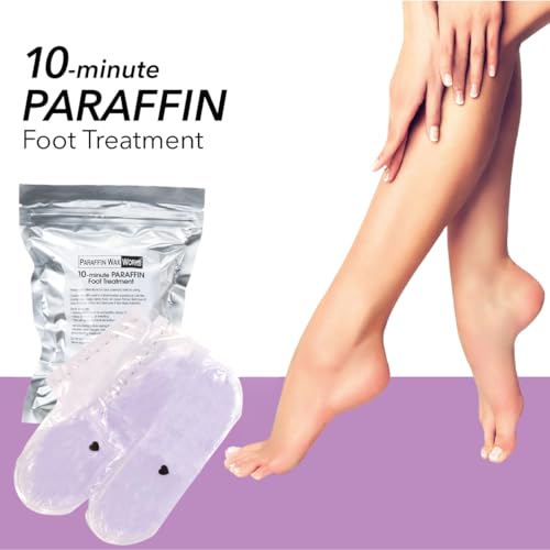 Paraffin Wax Works 10-Minute Lavender Paraffin Foot Booties - 6 Pairs