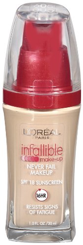 L'oreal Infallible Advanced Never Fail Makeup, Nude Beige, 1-Fluid Ounce