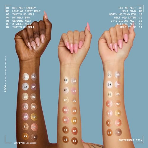 NYX Buttermelt Glaze Stix Highlighter - My Melt Era Pink