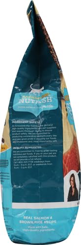 Rachael Ray Nutrish Premium Natural Dry Cat Food with Added Vitamins, Minerals & Other Nutrients, Real Salmon & Brown Rice Recipe, 3 Pound Bag