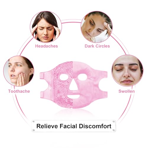 Cold & Hot Gel Bead Eye Mask – Dark Circles & Puffiness Relief