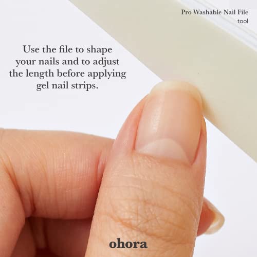 ohora Pro Washable Nail File - Two-Sided 400 Grit