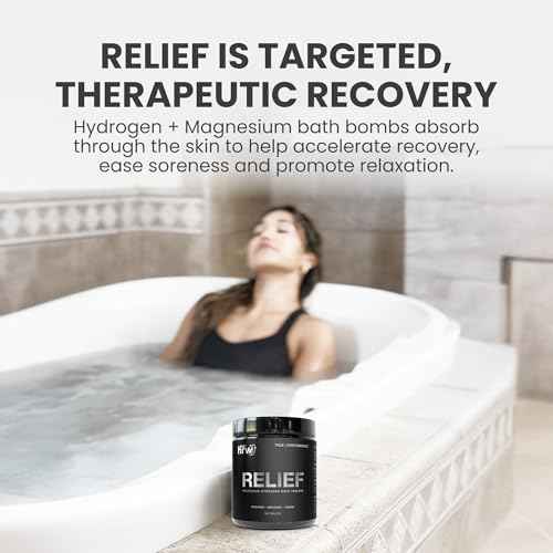 New Relief Hydrogen Bath Bomb Tablets: Relax Muscles, Soothe Discomfort, and Recover Naturally ? Magnesium Hydrogen Soak (60 Tablets)