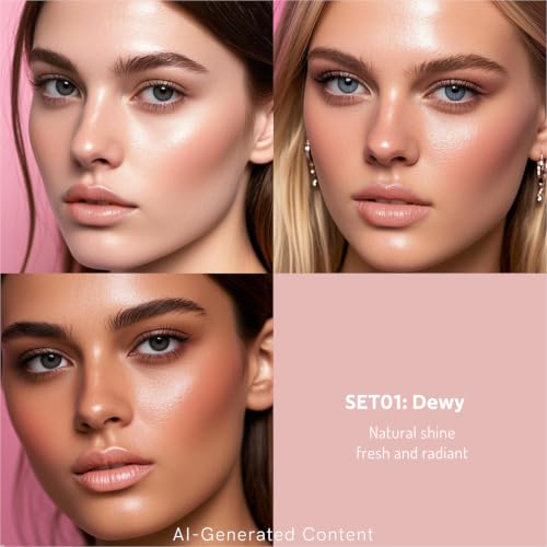 Bayfree Multi Cream Blush & Brush Set - Korean Makeup Blush