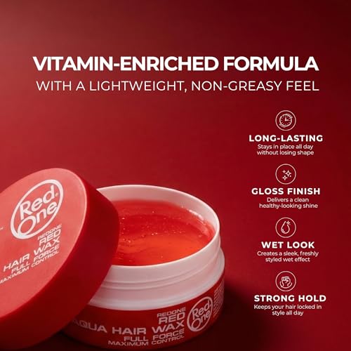 Redone Hair Wax Red 150ml - Ultra Hold Styling Wax