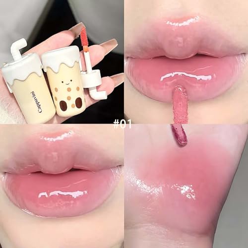 Hydrating Jelly Lip Gloss - Glass Finish, 4 Colors