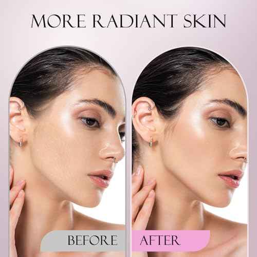 Sonic Dermaplane Razor for Women Face, Dermaplaning Tool for Face, Facial Hair Removal for Women, Sonic Edge Technology, Peach Fuzz with 16 Replaceable Blades(Pink)