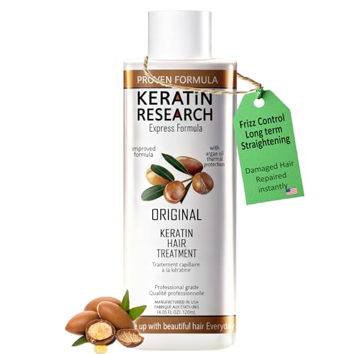 Keratin Research Brazilian Hair Straightening Treatment 4oz