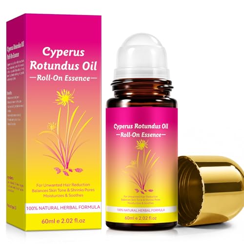 Cyperus Rotundus Oil Roll-On for Hair Growth Reduction - 2.02 Fl Oz