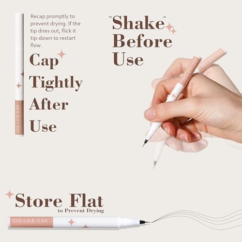 Microblading Eyebrow Pen - Deep Brown, Ultra-Fine Tip