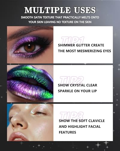 Holographic Chameleon Liquid Eyeshadow by LYSdefeu