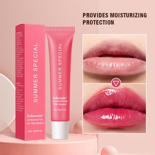 Glossy Butter Lip Balm Set - 5 Pack Ultra-Hydrating