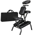 Portable Massage Chair Foldable Tattoo Spa Salon Black