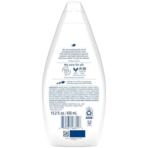 Dove Body Wash, Hydrate 2-Pack ? Moisturizing Cleanser for Smooth, Soft Skin, 15.2 Oz Ea