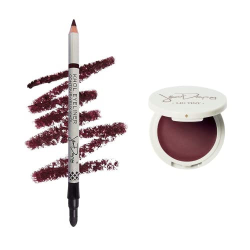Jillian Dempsey Kh?l Eyeliner in Deep Burgundy & Lid Tint in Plum