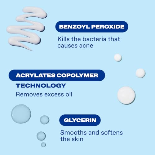 Differin 10% Benzoyl Peroxide Acne Spot Treatment, 1 oz