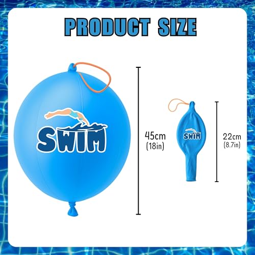 72 Piece Swimming Party Favor Set | Punch Balloons & Tattoos