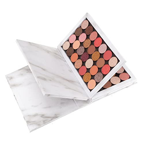 Allwon 4-Layer Magnetic Makeup Palette White Marble