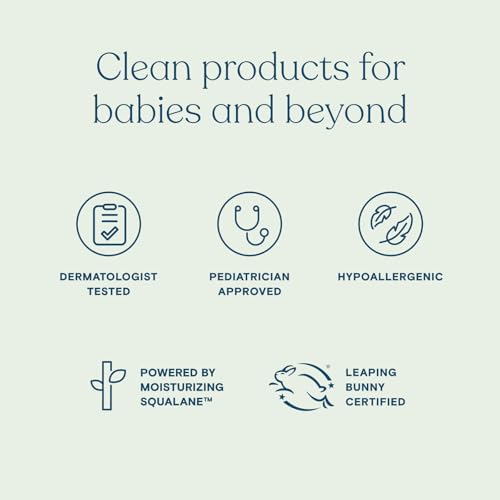Pipette Daily Nourishing Shampoo - Tear Free Shampoo for Kids, Adds Moisture, 100% Plant-Derived Squalane and Quinoa, Orange + Vanilla Aroma, 11.2 fl oz