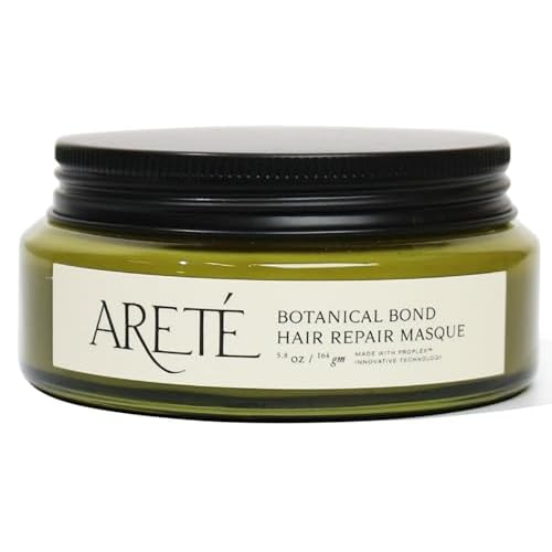 ARET? Botanical Bond Hair Repair Masque, Plant?Derived PROPLEX Repair Treatment Hair Mask with Quinoa, Olive, Buriti & Sweet Basil for Strength, Shine & Frizz Control, 5.8?oz