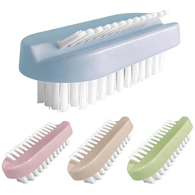 4-Pack Nail Brush for Cleaning Fingernails | Dual-Sided Bristles