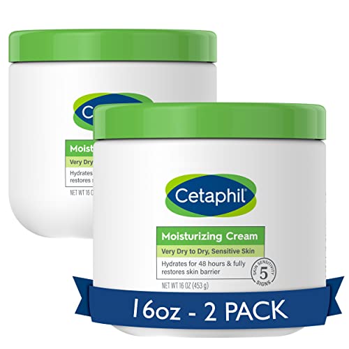 Cetaphil Body Moisturizer, Hydrating Moisturizing Cream for Dry to Very Dry & Body Wash, NEW Moisturizing Relief Body Wash for Sensitive Skin