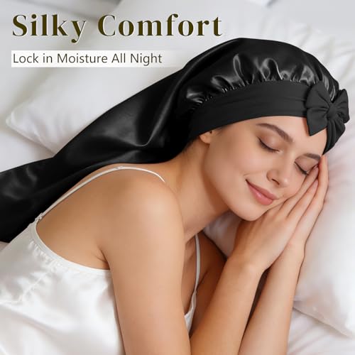 ZIMASILK 19 Momme Mulberry Silk Bonnet for Sleeping