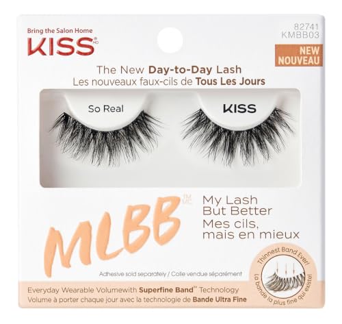 Kiss But Better So Real Lashes Pack of 3