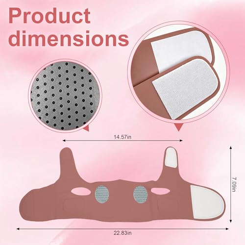 Graphene Chin Strap for Sleeping - Adjustable Double Chin Reducer