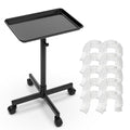 Rolling Salon Tray with Wheels & Adjustable Height