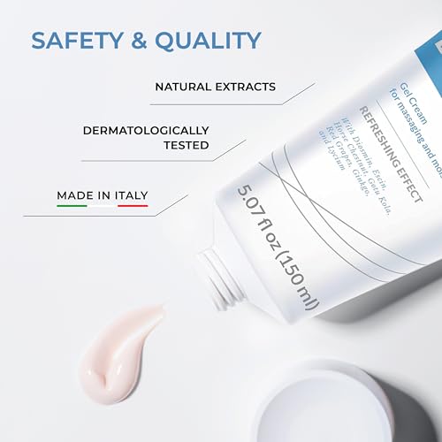 Dulac Diosmin Gel Cream for Legs - Cooling & Refreshing Care - 5.07 fl oz