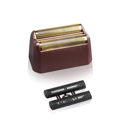1 Pack Professional 5 Star Series Finale Shaver Replacement Foil and Cutter Bar Assembly Compatible with wahl Shaver Foil 7031-100, 7043-100 Super Close Shaving Replacement Heads£¬Red