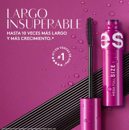 Esika Mega Full Size Waterproof Mascara - 8g Black