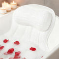 AmazeFan Luxury Bath Pillow with 4D Air Mesh & 6 Suction Cups