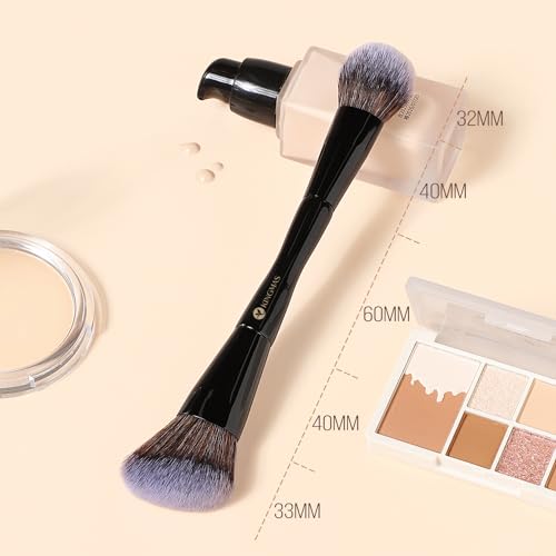 KINGMAS Dual-Ended Foundation & Contour Makeup Brush