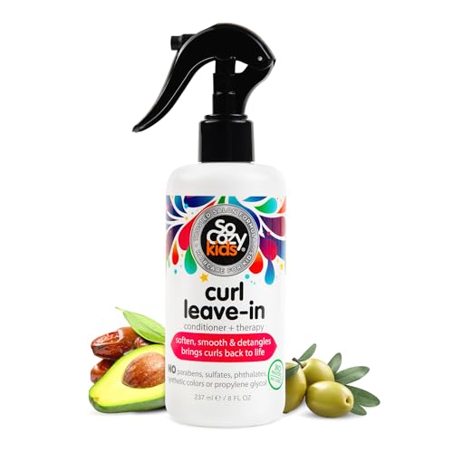 So Cozy Leave In Conditioner Spray for Kids Curly Hair 8oz