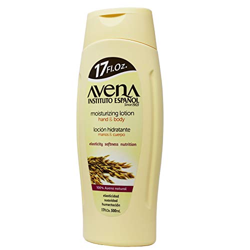 Avena Instituto Español Moisturizing Hand and Body Lotion, Helps Moisture Soften and Nourish your skin, 2-pack Of 17 FL Oz, 2 Bottles