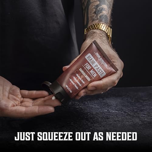 Viking Revolution Sandalwood Hair Paste for Men | Medium Hold