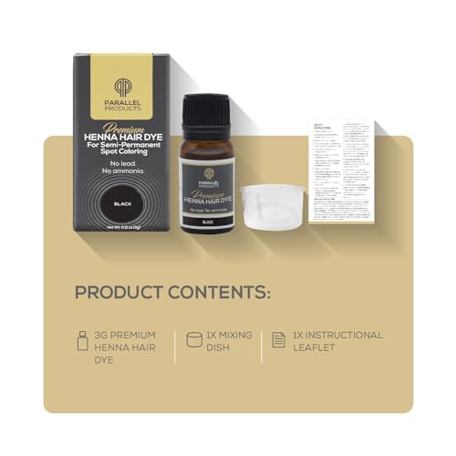 Parallel Products Spot Color Henna Kit - Black Hair Dye